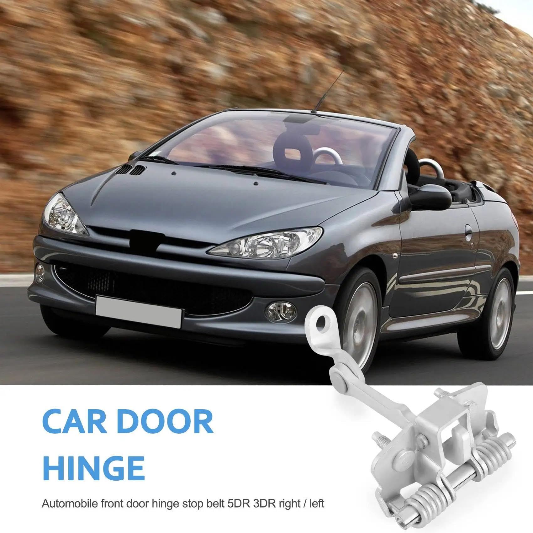 Sangle Charnière Porte Peugeot 206 206CC - Avant Droite/Gauche, Référence 9181C8