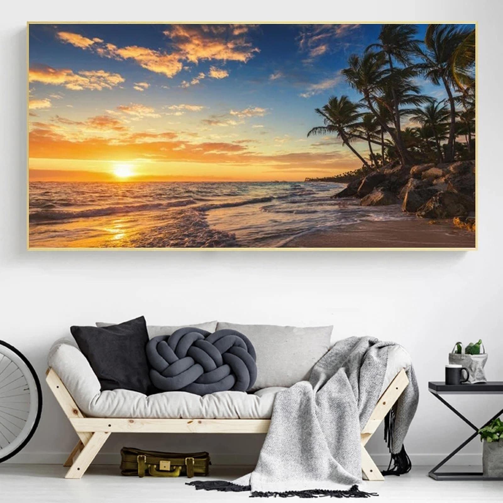 Chemin vers l'Océan Toile | Art mural plage paisible | Poster Store France