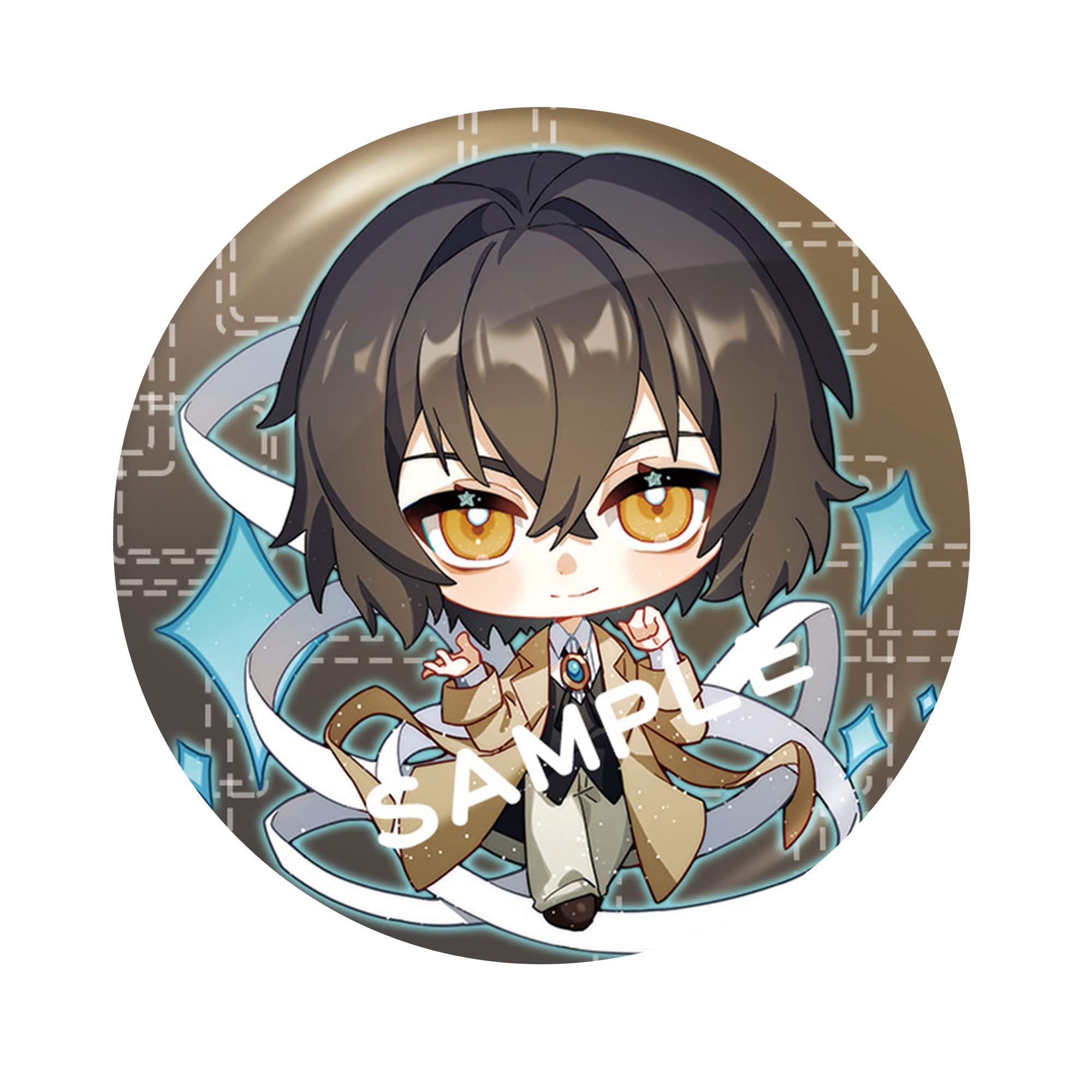 Osamu Dazai 16-Piece Anime Bungo Stray Dogs Lapel Pin Set - Character ...