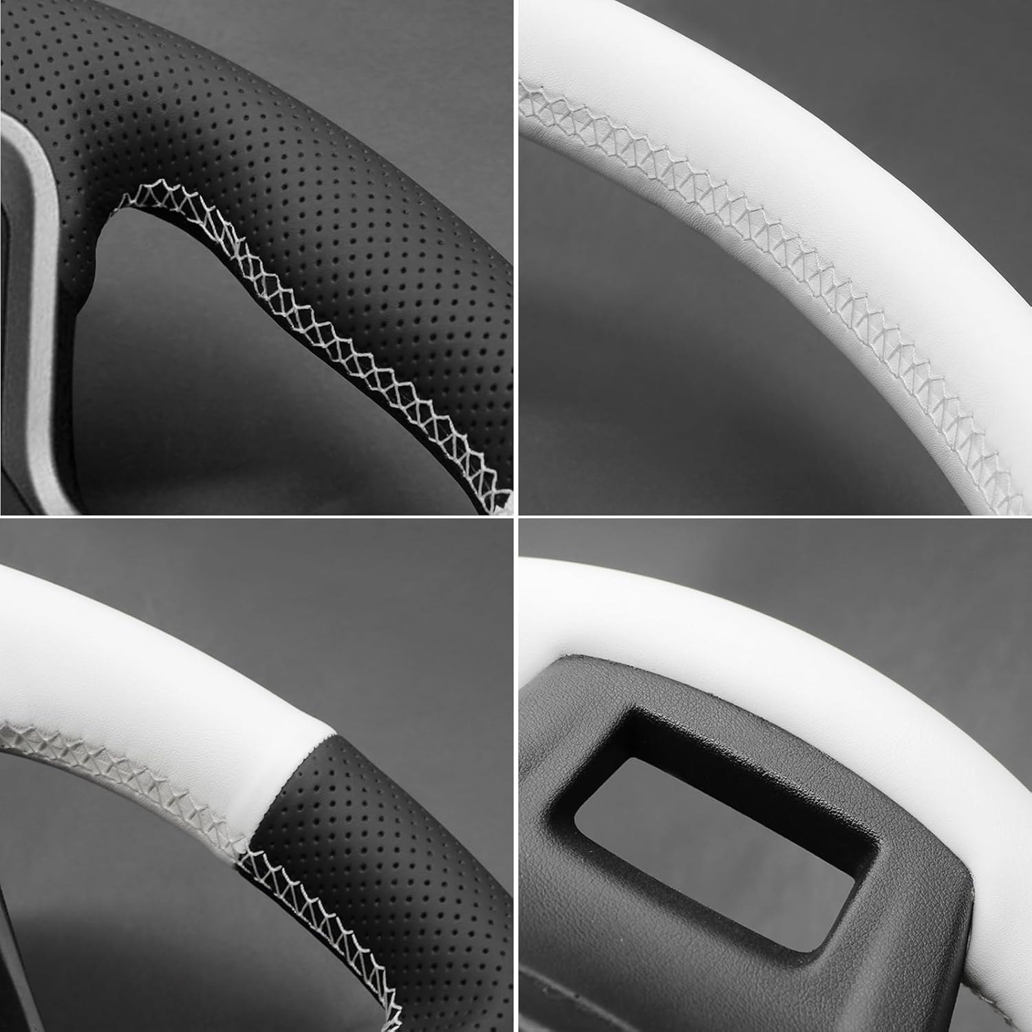 MEWANT Ford Bronco DIY Stitching Car Steering Wheel Wrap Cover for Ford Bronco 2022-2025 Steering Wheel Protector Steering Wheel Accessories