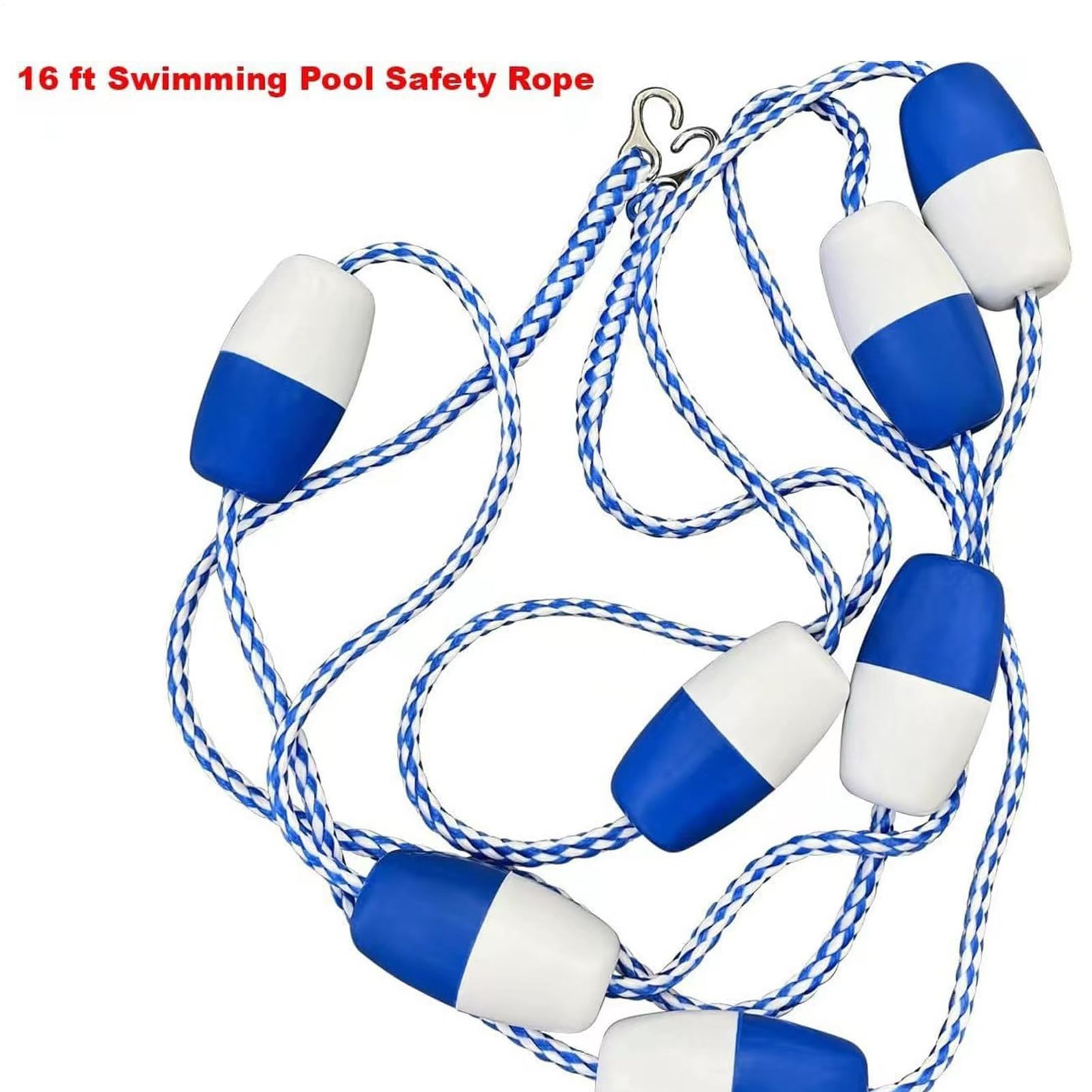 Pool-Trennseil-Schwimmer, hohe Sichtbarkeit, witterungsbeständig, Schwimmbahn-Schwimmbahn, Rennschnur, für Übungswettbewerbe, Rennsport, Wassersport, Rettungsschwimmer Training