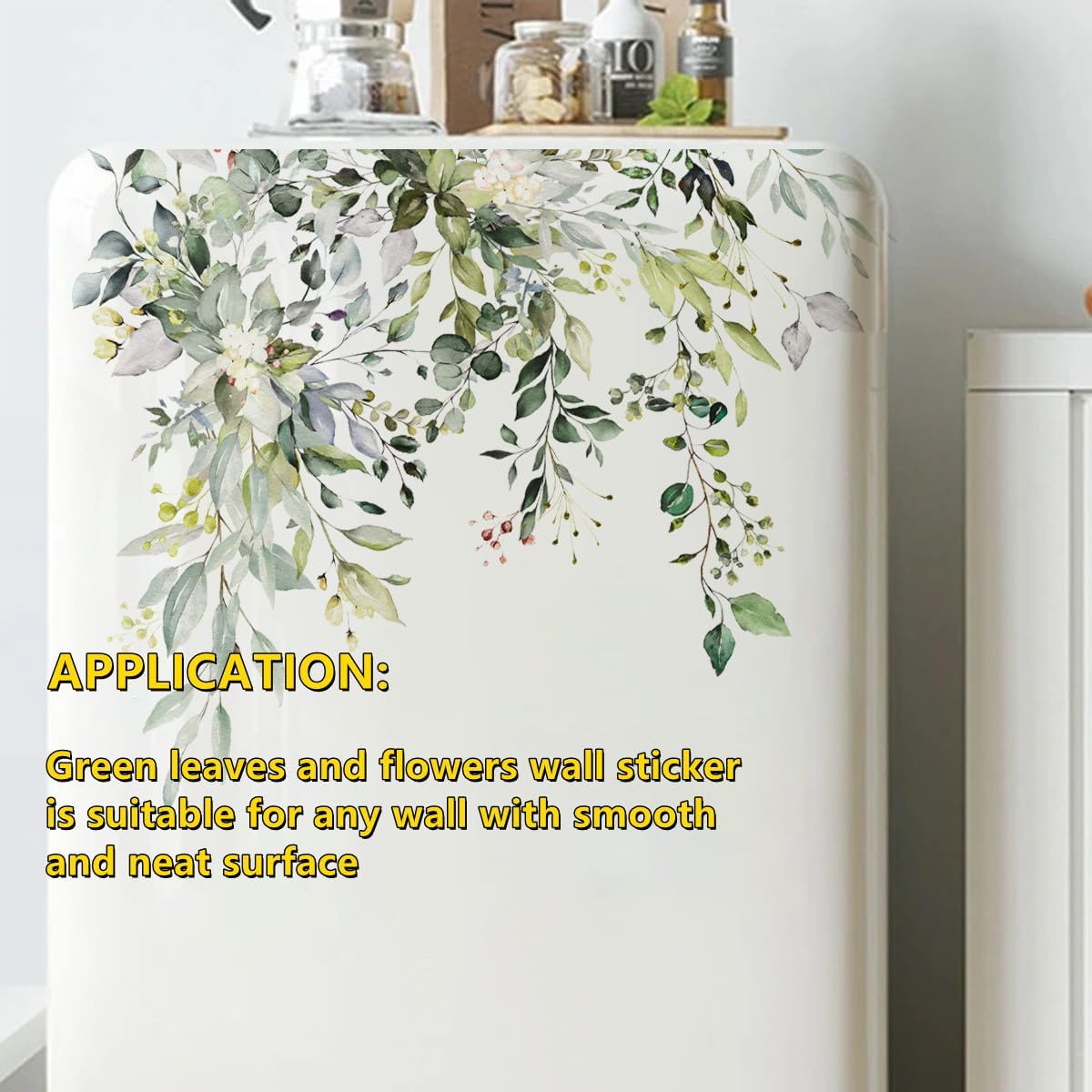 Calcomanía De Mariscos Para Pared, Pegatinas De Vinilo Con Palabras