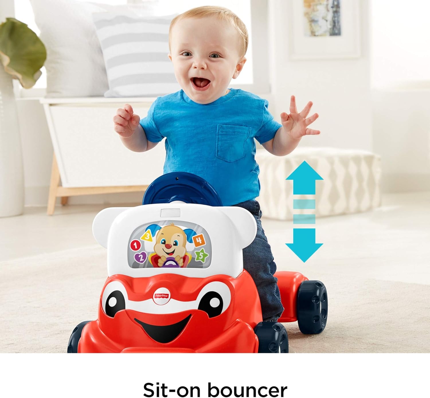 Fisher-Price Laugh & Learn 3-in-1 Smart Car: Toys & Games