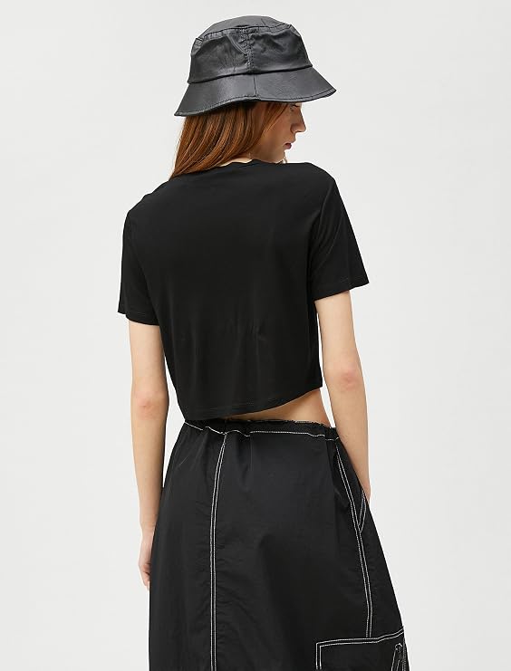 T-shirt kimono viscosa paillettes | Vittoria B