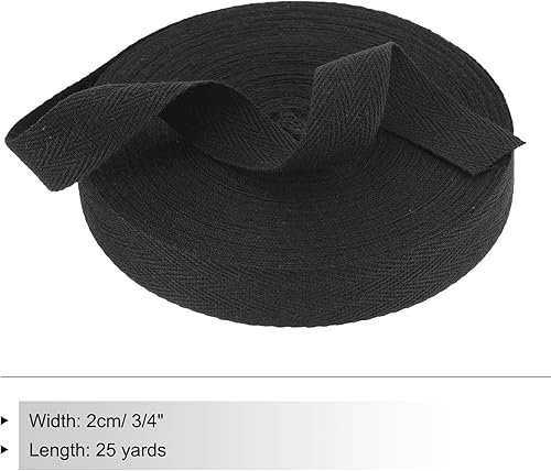 Vista 118 de PATIKIL Cinta de sarga de algodón de 3/4 pulgadas, 10 yardas, cinta de encuadernación al bies, cinta de espiga para costura, envoltura de regalos