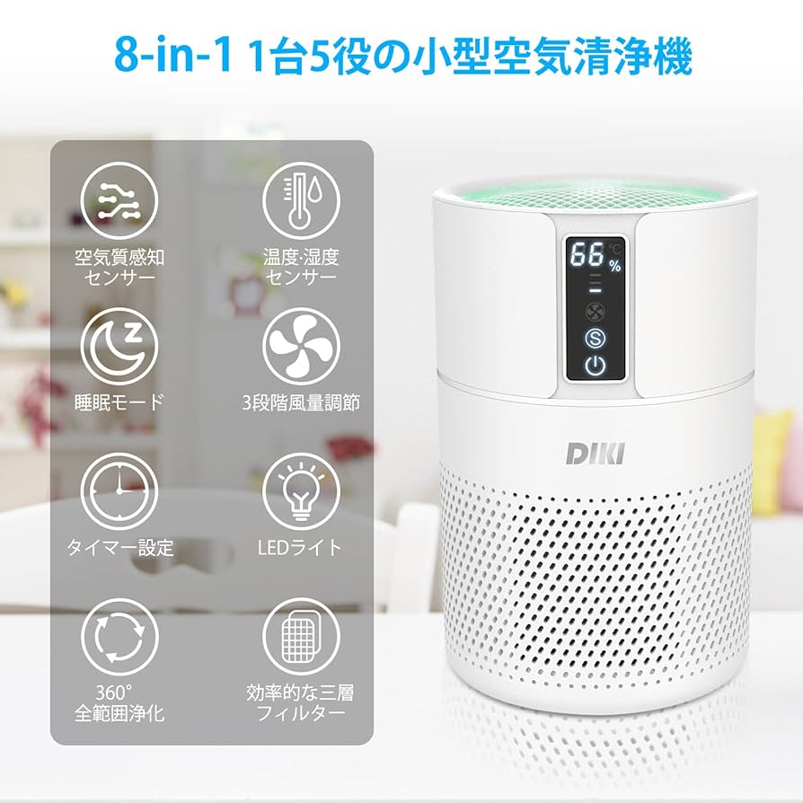 空気清浄機 PM2.5対応 多機能 18畳 静音＆除菌99％ 美品 空気清浄機 PM2.5対応 多機能 18畳 静音＆除菌99％