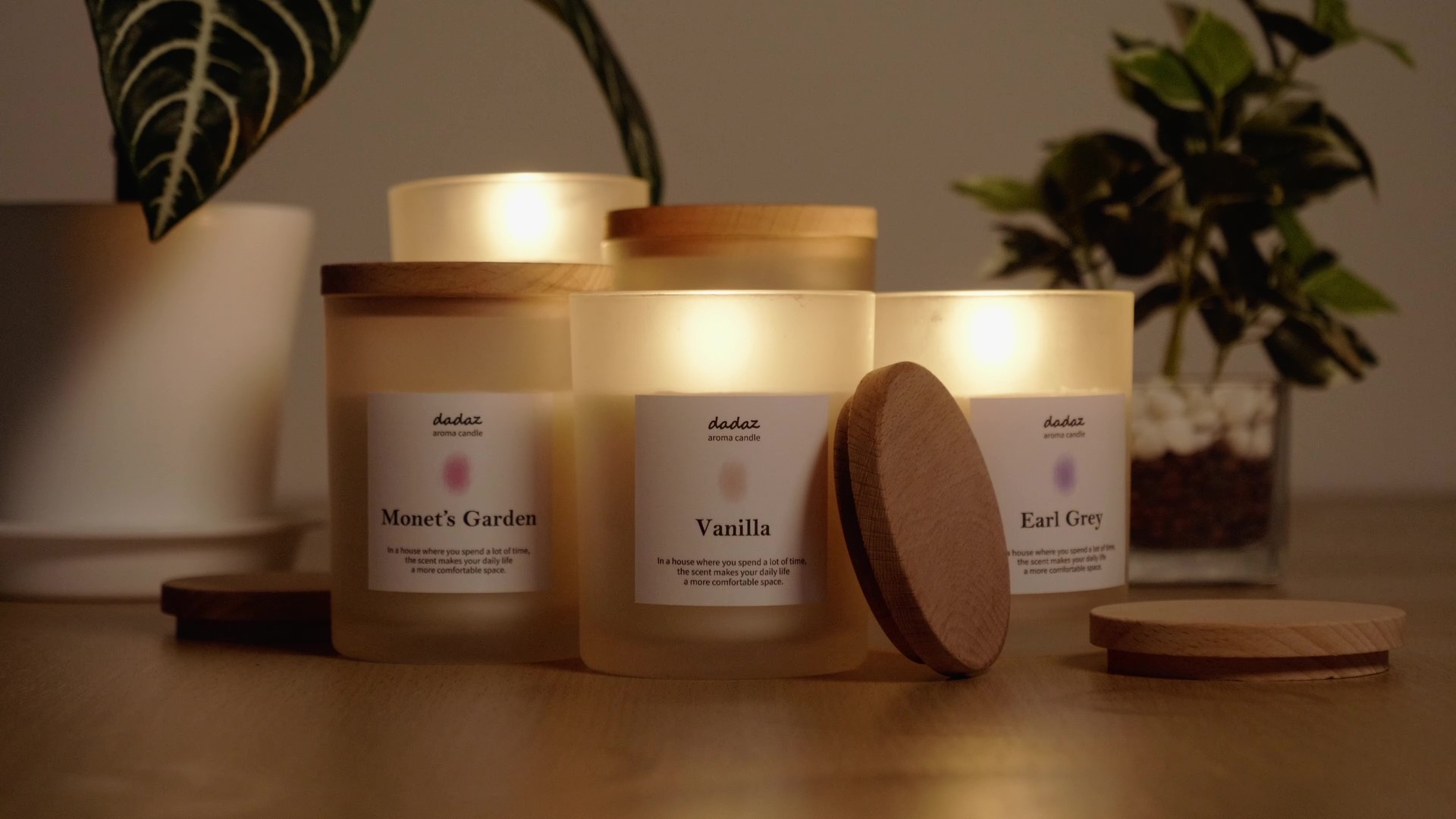 Amazon.co.jp: dadaz アロマキャンドル ソイキャンドル ジャー