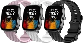 TiMOVO Band Compatible with Amazfit GTS 4/3/2 Mini/GTR Mini/Bip 3/3 Pro