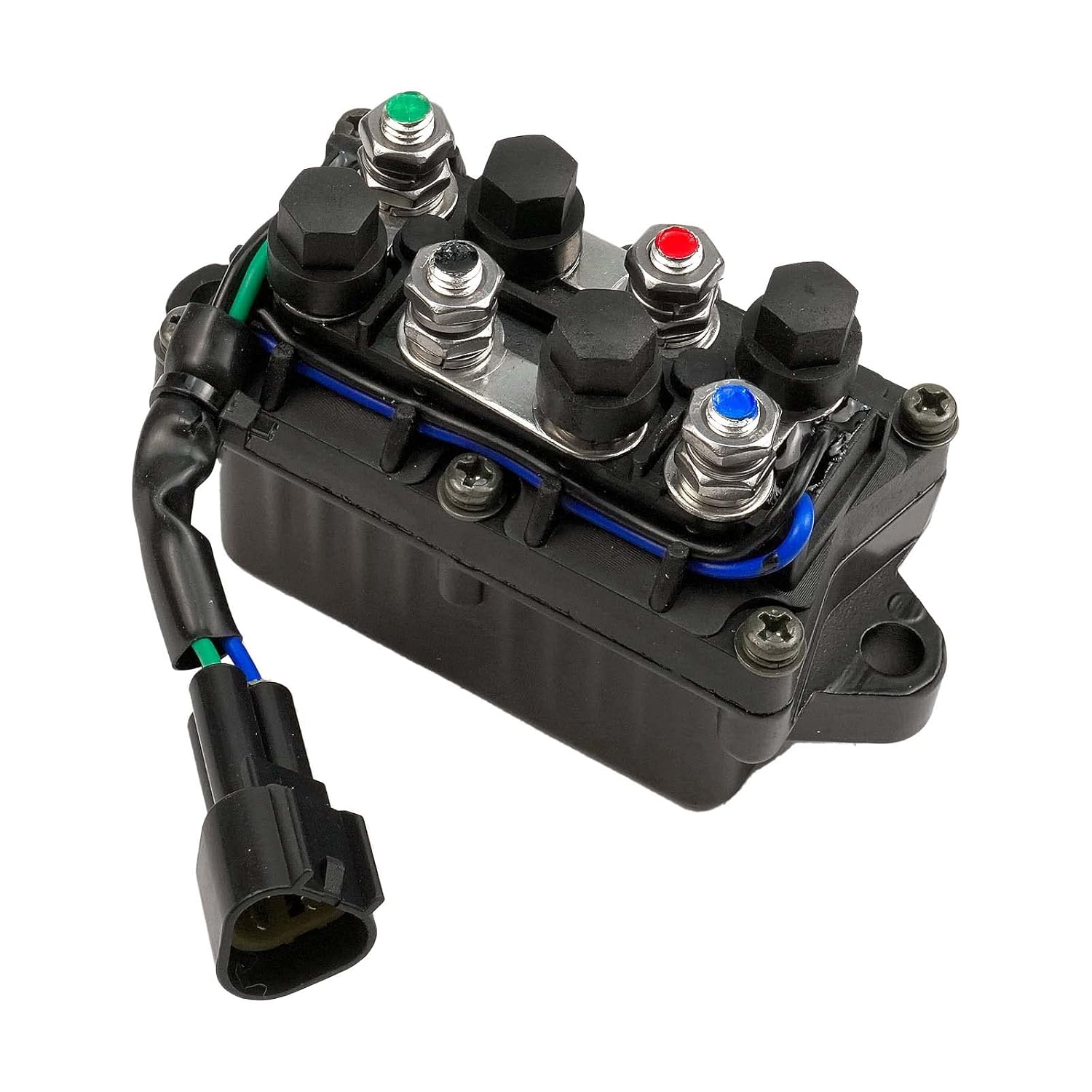 Boat Power Trim Relay Compatible with Yamaha F25HP 50HP 60HP 70HP 75HP 90HP 150HP 225HP 250HP 2 Stroke 4 Stroke Outboard Motors Replace 61A-81950-01-00 Boat Trim Relay 3 Pins