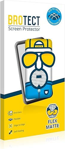 Miniatura 4 de brotect Protector de pantalla curvado 3D mate, compatible con Vwar DT7 Max Serie 7 (1.772 in) (paquete de 2)