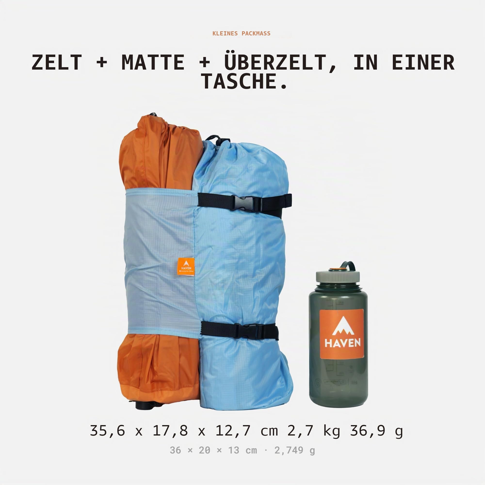Haven Zelt mit isolierter Unterlage