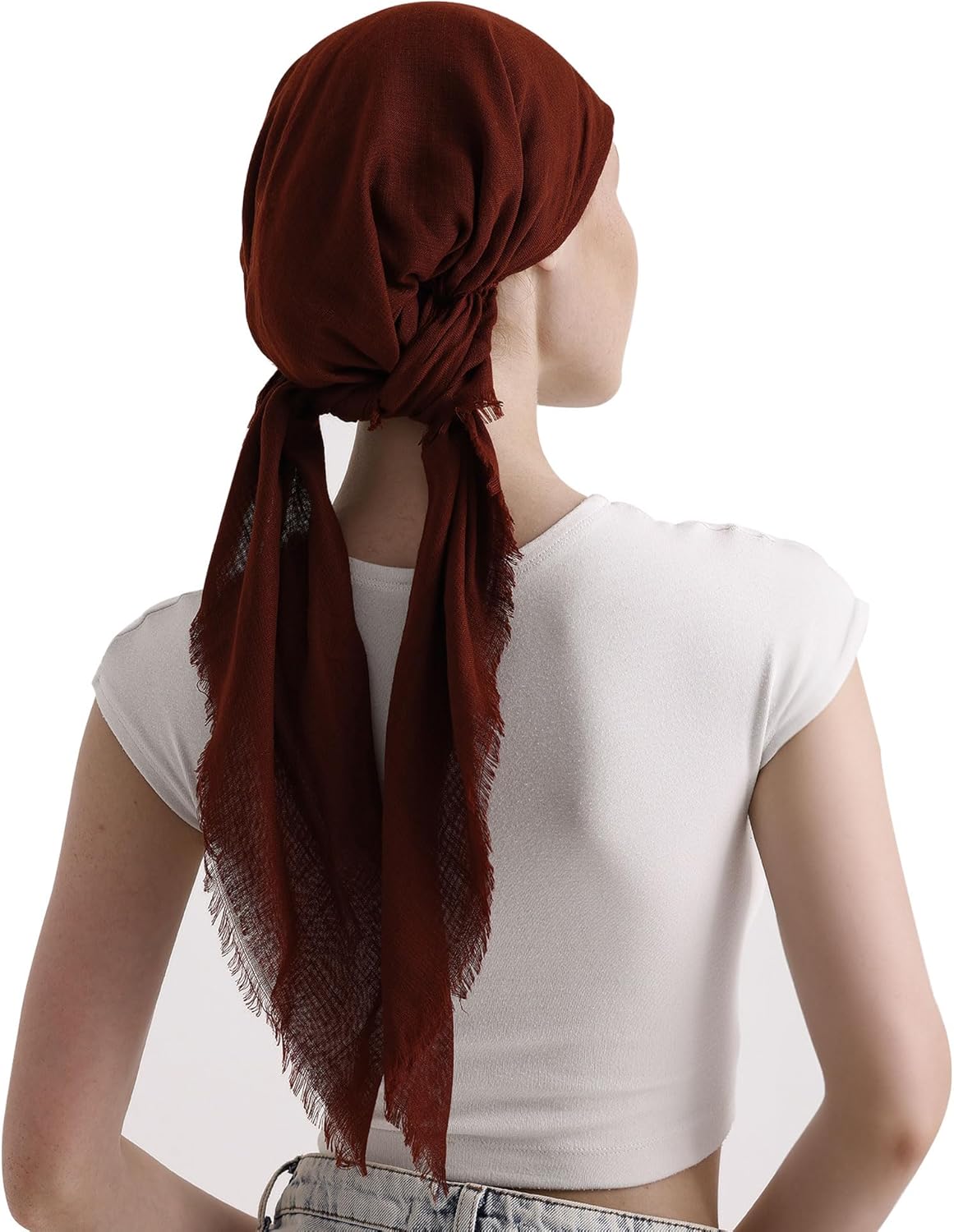 dscarf Headwear Pre Tied Head Scarves for Women Featuring | Soft Chemo Head Wear Headcover Ready Headwear - Image 8