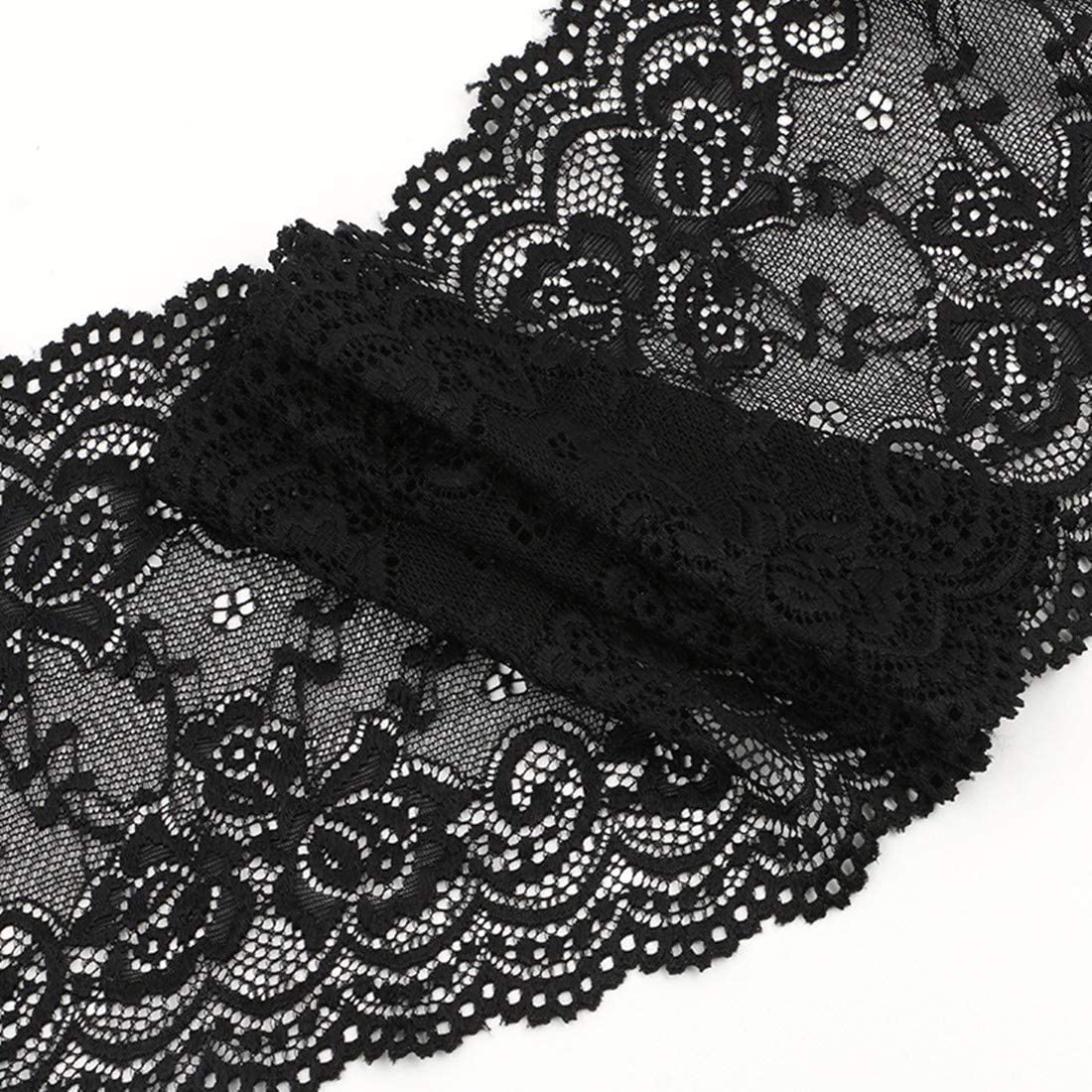 Dentelle Noire Xingmo 7 Yards Dentelle Garniture Bordure En Dentelle De  Bordure Moderne, image size:1100x1100