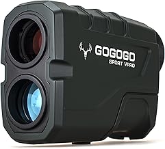 Gogogo Sport Vpro Green Hunting Rangefinder -1200 Yards Laser Range Finder for Hunting and Golf with Speed, Slope, Scan and Normal Measurements, Rechargeable