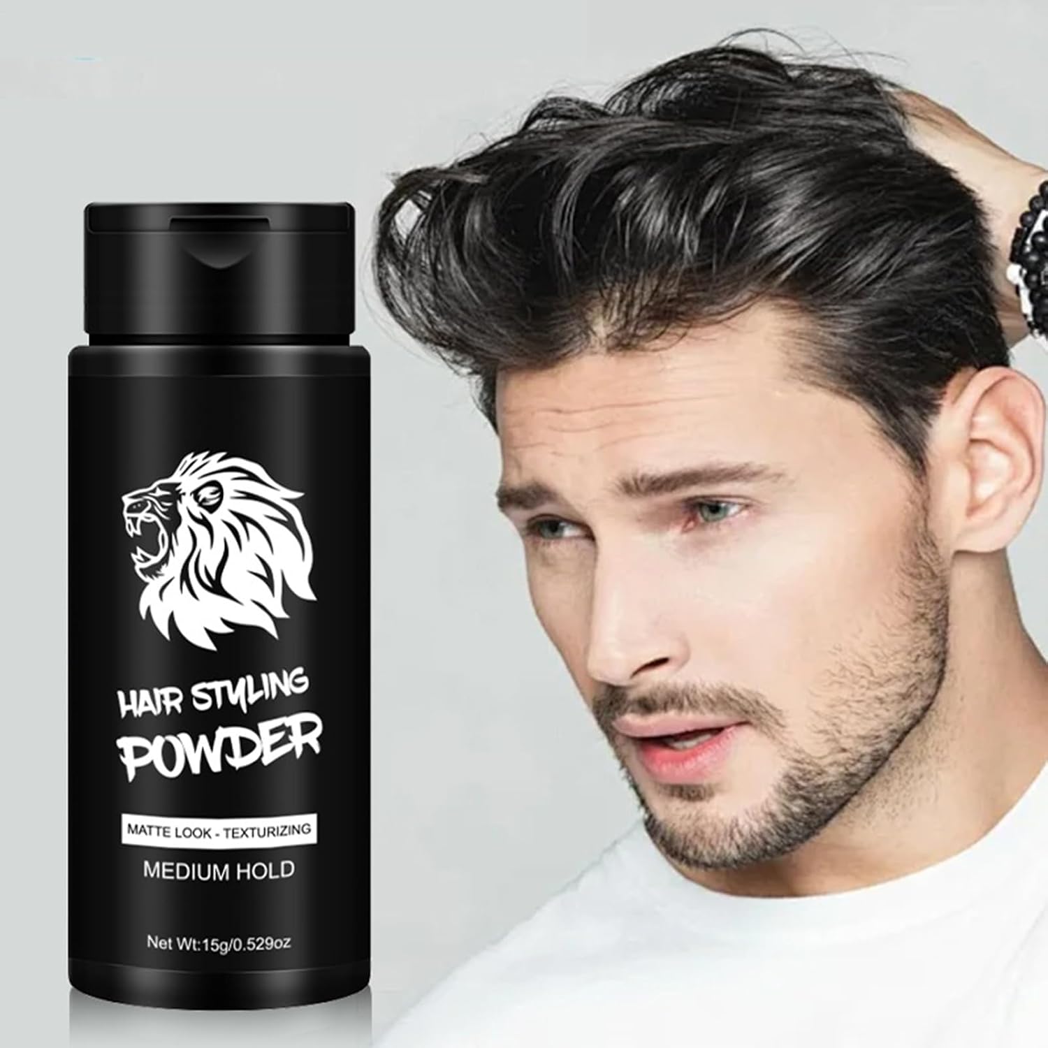 Hair Texturizing Powder, 15g Volumizing Root Lifting Powder, Styling Product For Thicker Fuller Long Lasting With Easy Application, Hair Care Accessory, Men Women Grooming Styling