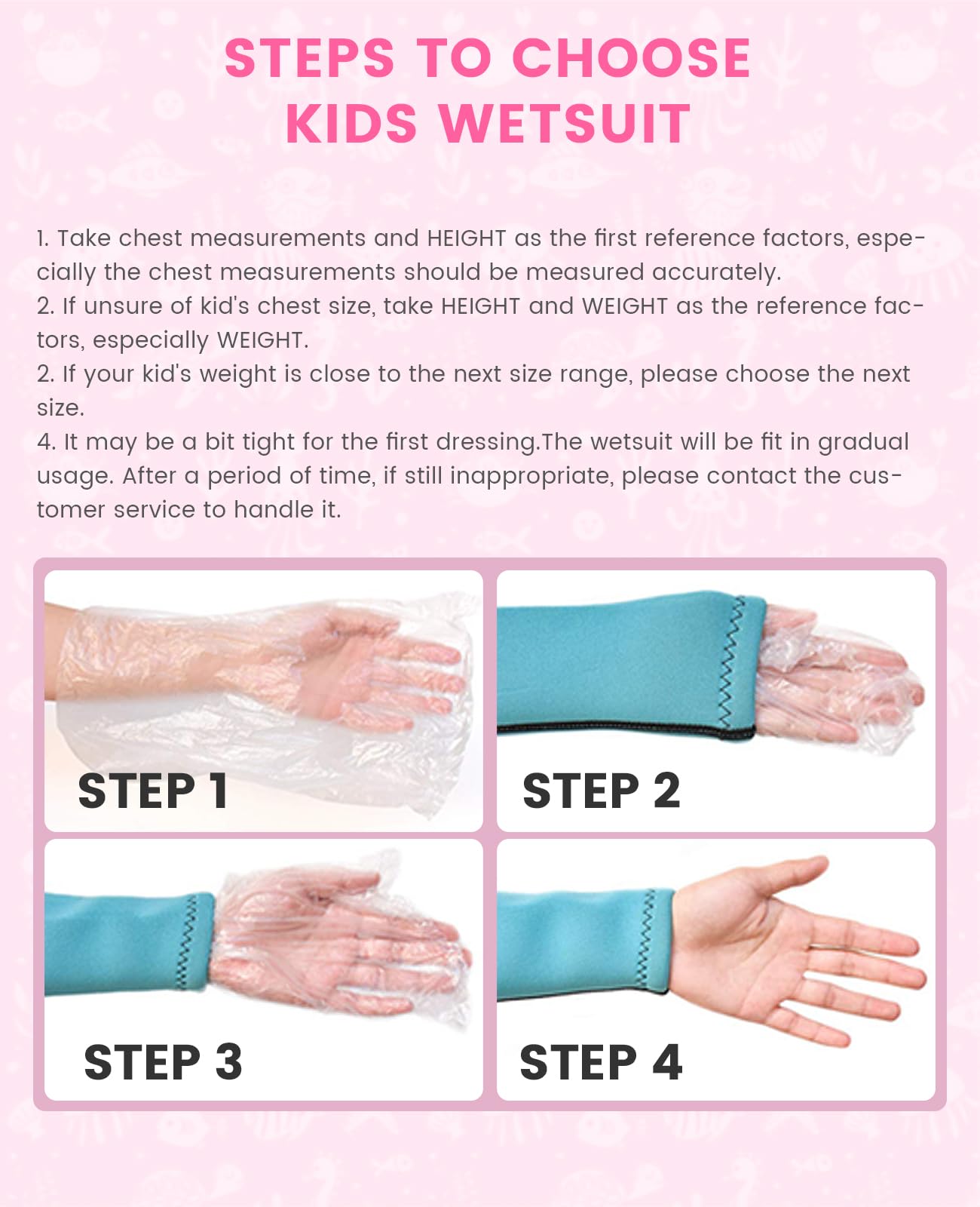 Gogokids Combinaisons Humides pour Filles, Maillot de Bain pour Enfants Une Pièce Combinaisons de Plongée Thermique 2.5mm Néoprène Vêtements Anti-UV