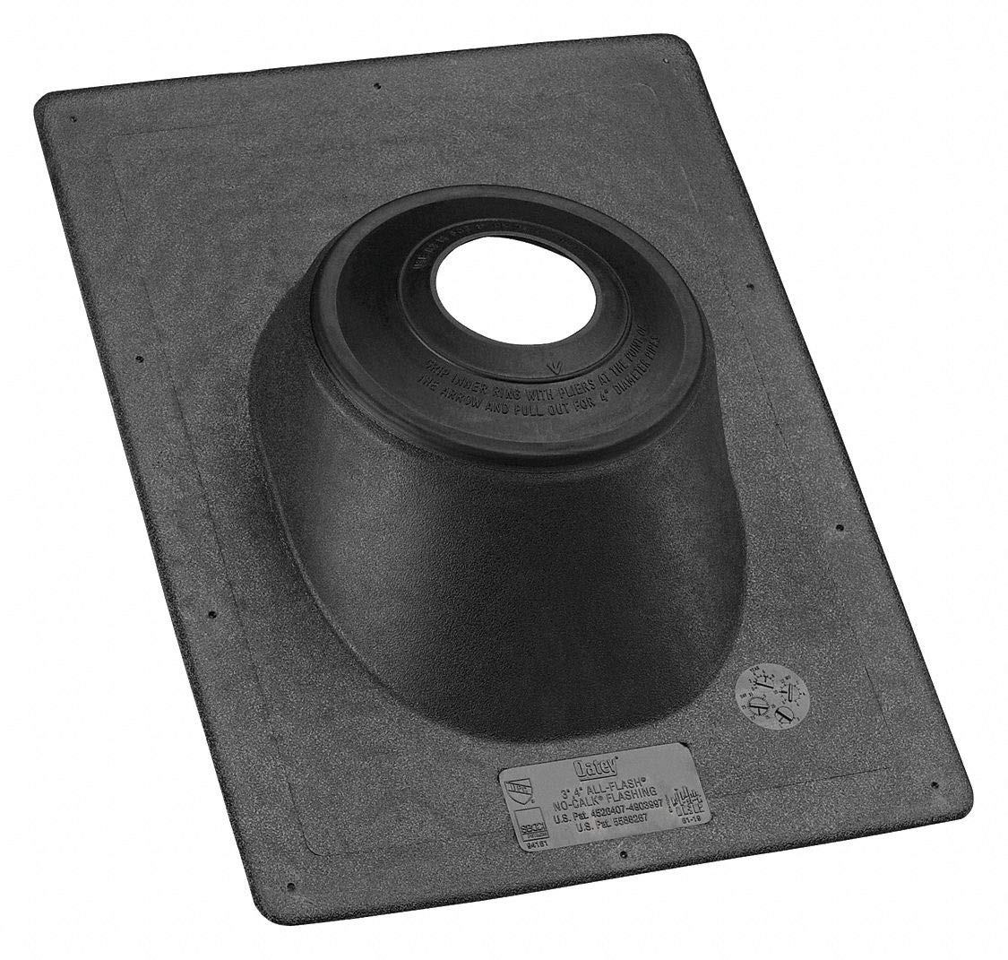OATEY Roof Vent Flashing, 1-1/2in. to 3in.