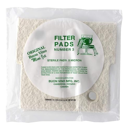 1 almohadilla de filtro Buon Vino Mini-Jet - #3