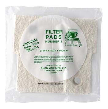 1 X Buon Vino Mini-Jet Filter Pads - #3