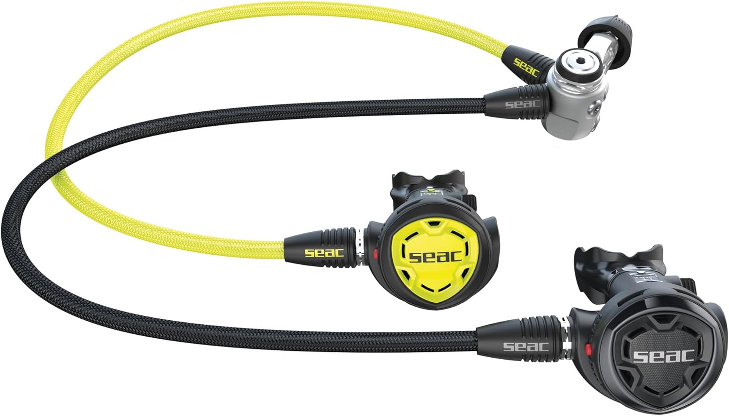 SEAC Set IT300, Scuba Diving Regulator and Emergency Octopus