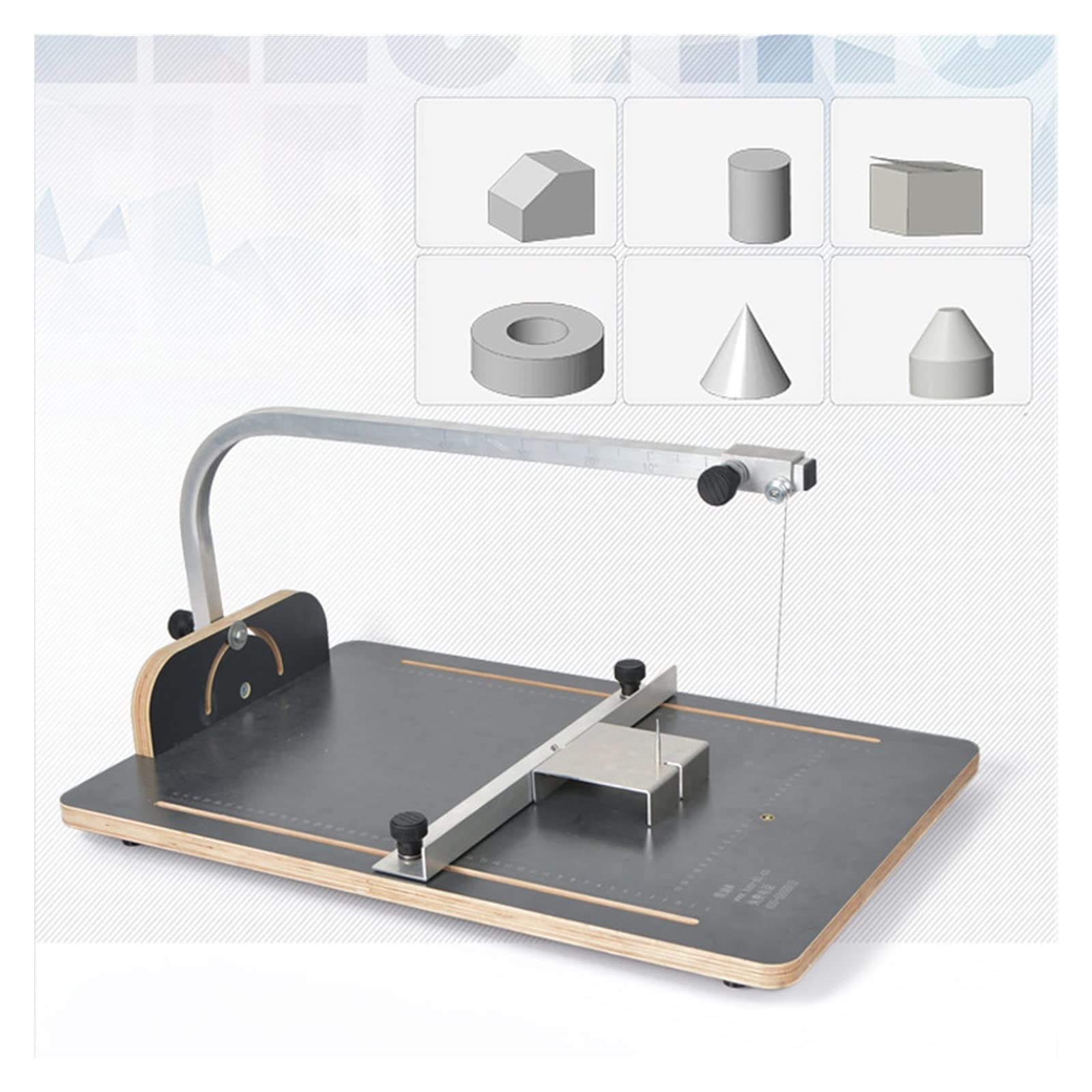Máquina cortadora de alambre de calefacción eléctrica, cortadora de algodón perlado de espuma de baja densidad, mesa de espuma de poliestireno de 600x400mm,Importante