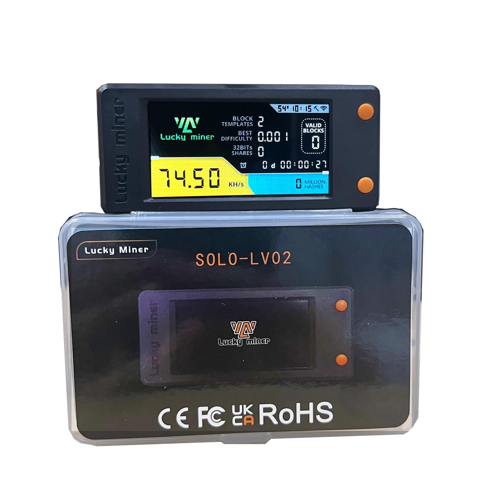 Lottery Miner Aazon.co: Bitcoins Iner 78KH/S Lucky Iner LV02 Solo Iner With  1.9 Bitcoin Lottery Miner