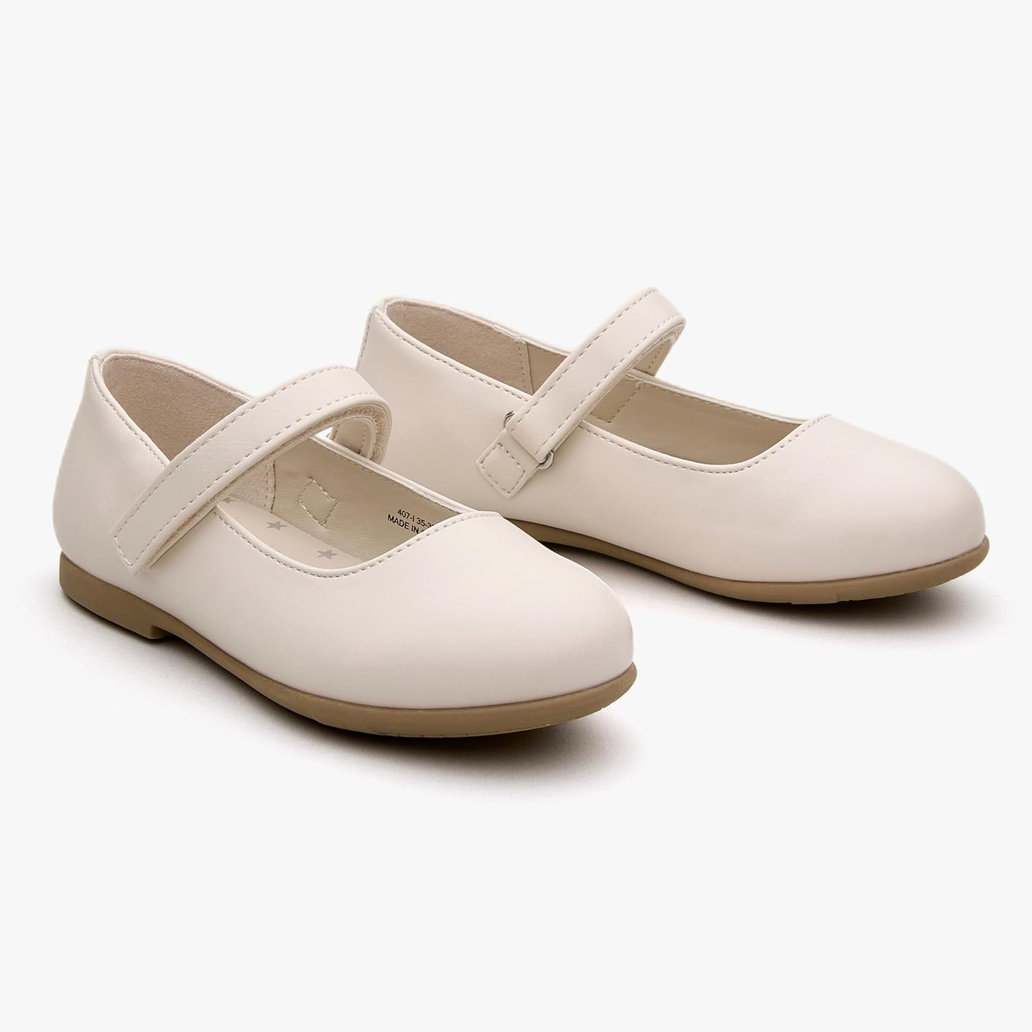 Weestep Girls Mary Jane Ballerina Flats Ballet Dress Shoes for Wedding Party School (Toddler/Little Kid) - Image 2