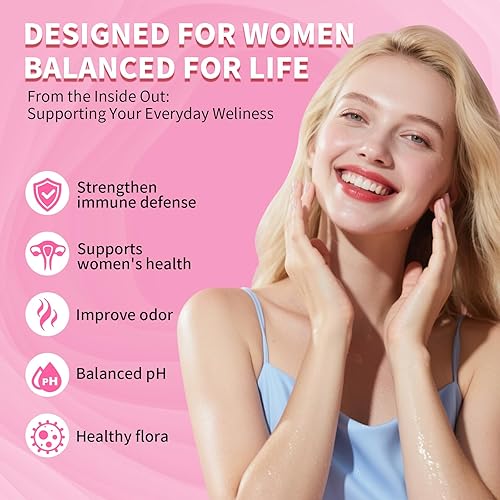 Miniatura 3 de Gomitas de olmo resbaladizo para mujer, sus jugosas gomitas de probióticos femeninos apoyan el equilibrio del pH, la salud intestinal y el sistema