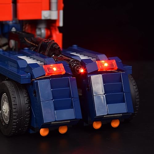 Miniatura 8 de Kit de iluminación LED con caja de batería diseñado para Lego 10302 Optimus Prime Building Set, no incluye modelo (versión infrarroja)