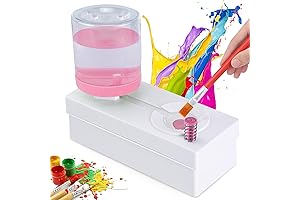2024 Enhanced Art Tools for Painting: Flush My Brush Watercolor Brush Rinser