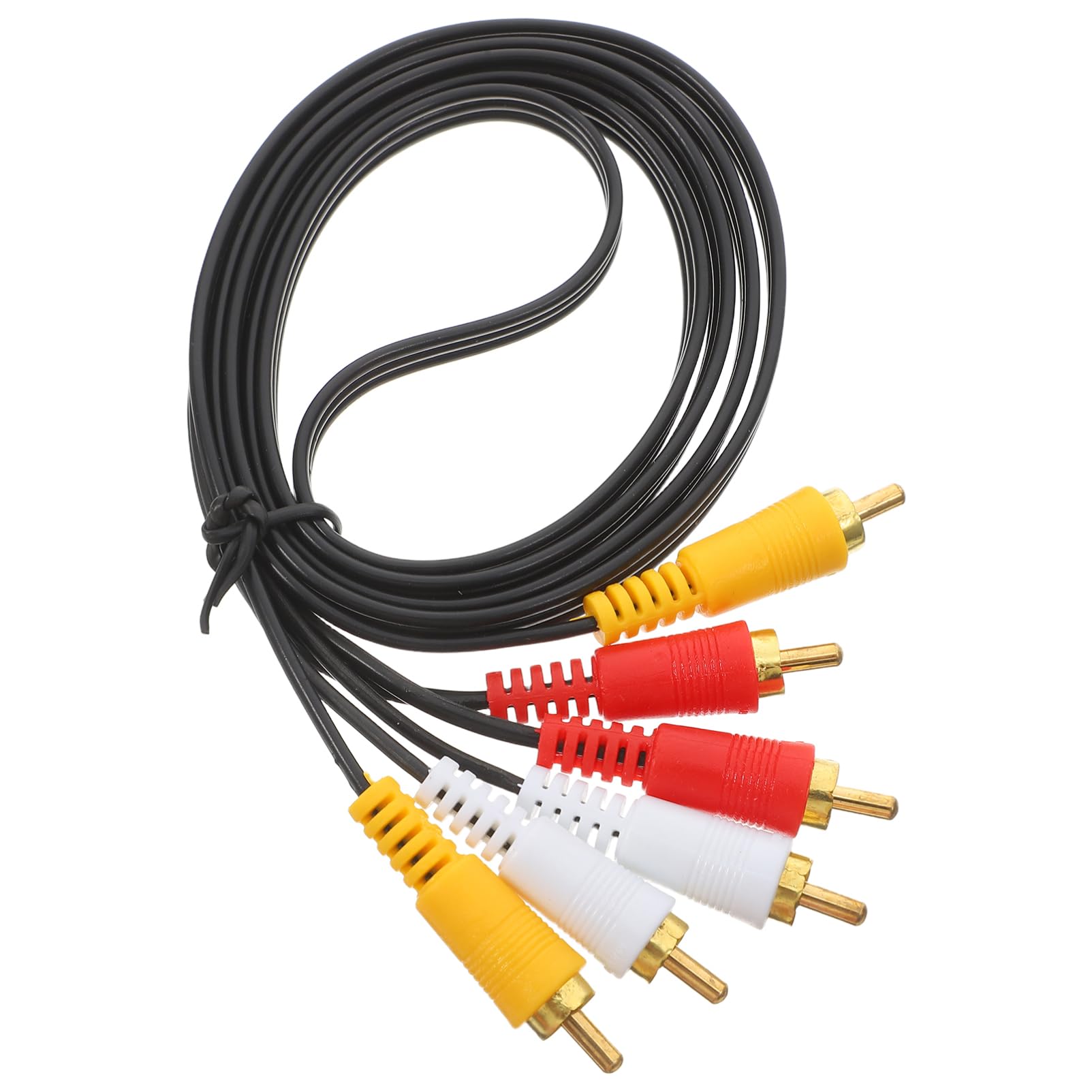 HOMSFOU 3pair Audio Video Cable Lotus Plated Connectors Soft Lossless Signal Transmission