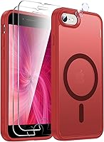 Vista 123 de LeYi Funda para iPhone XR: con protector de pantalla X2 + 2 funda para cámara [compatible con MagSafe] Funda protectora magnética i iphoneXR