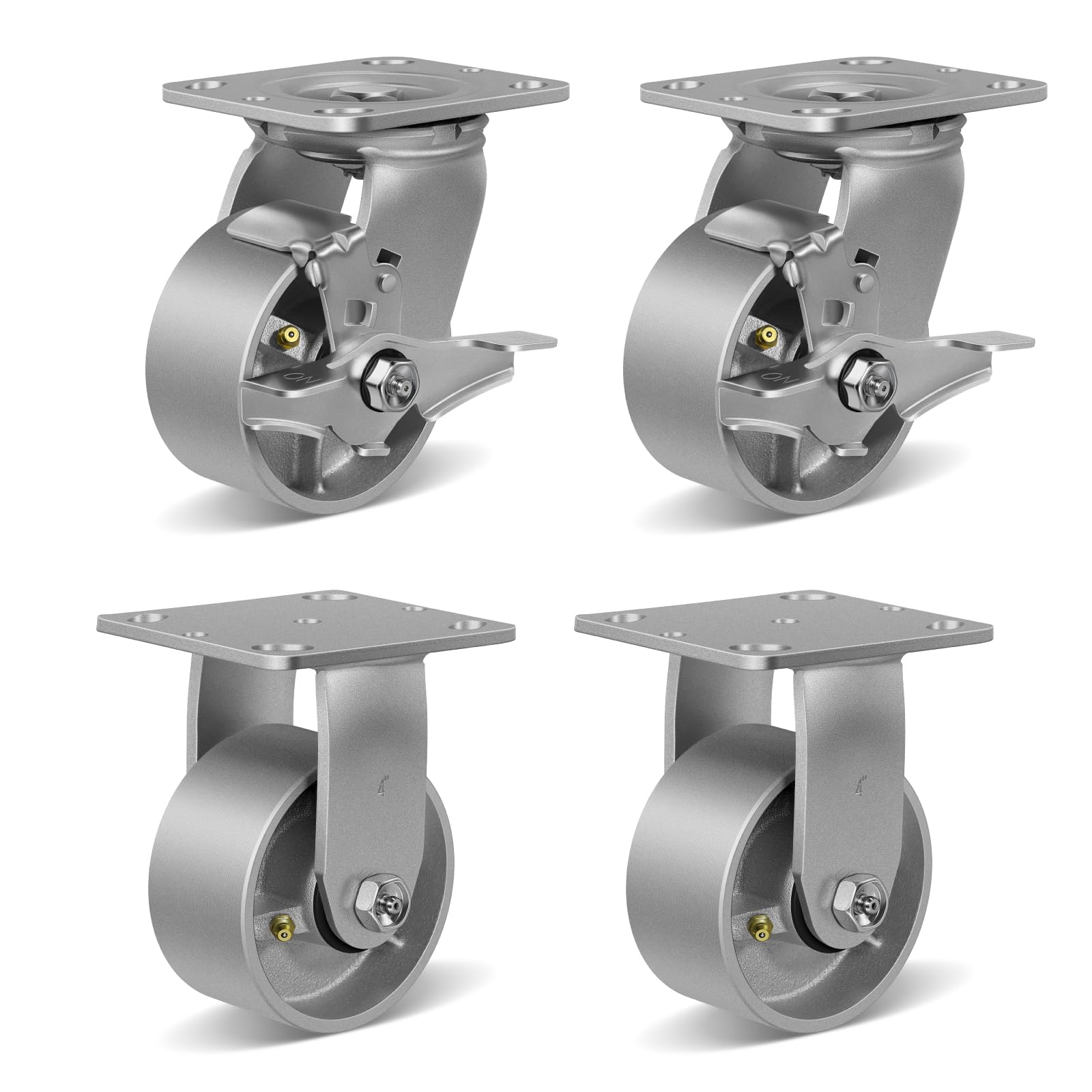 Heavy Duty Caster Wheels - 5000LB Capacity -11