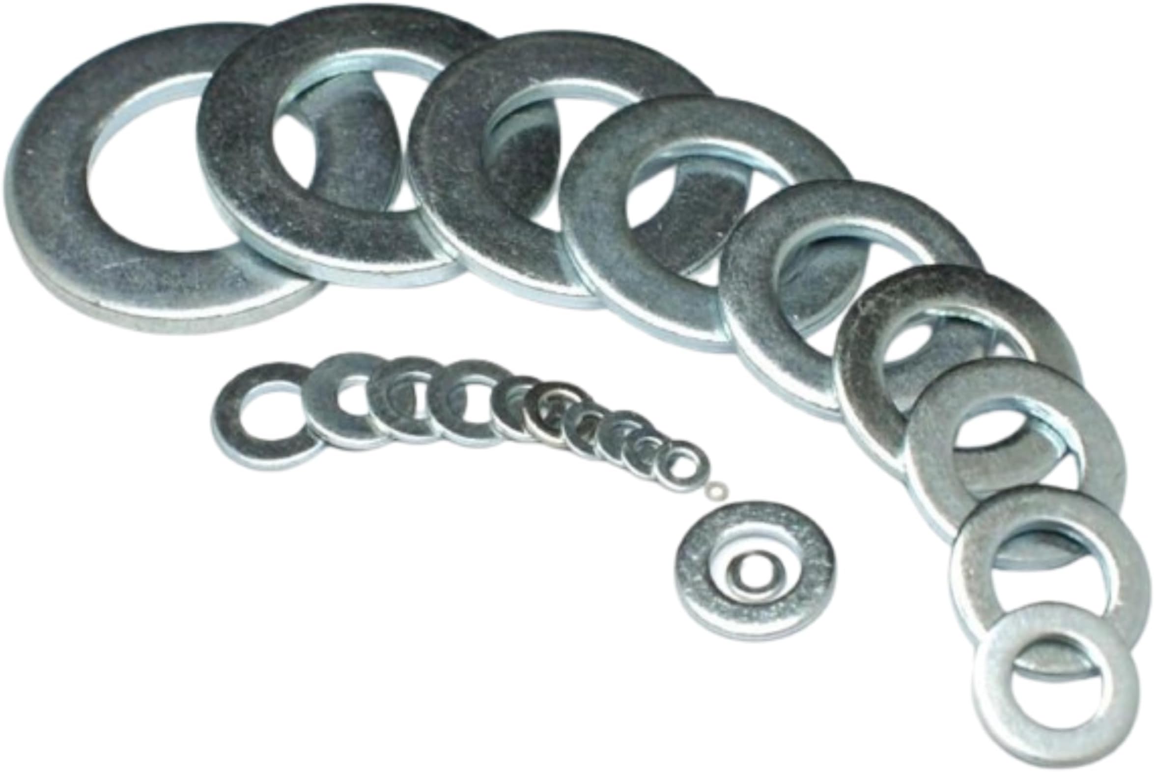PLAINWASHER Plain Washer, Zinc Plated, Flat Washer, M4M20|M16|(30 piece)