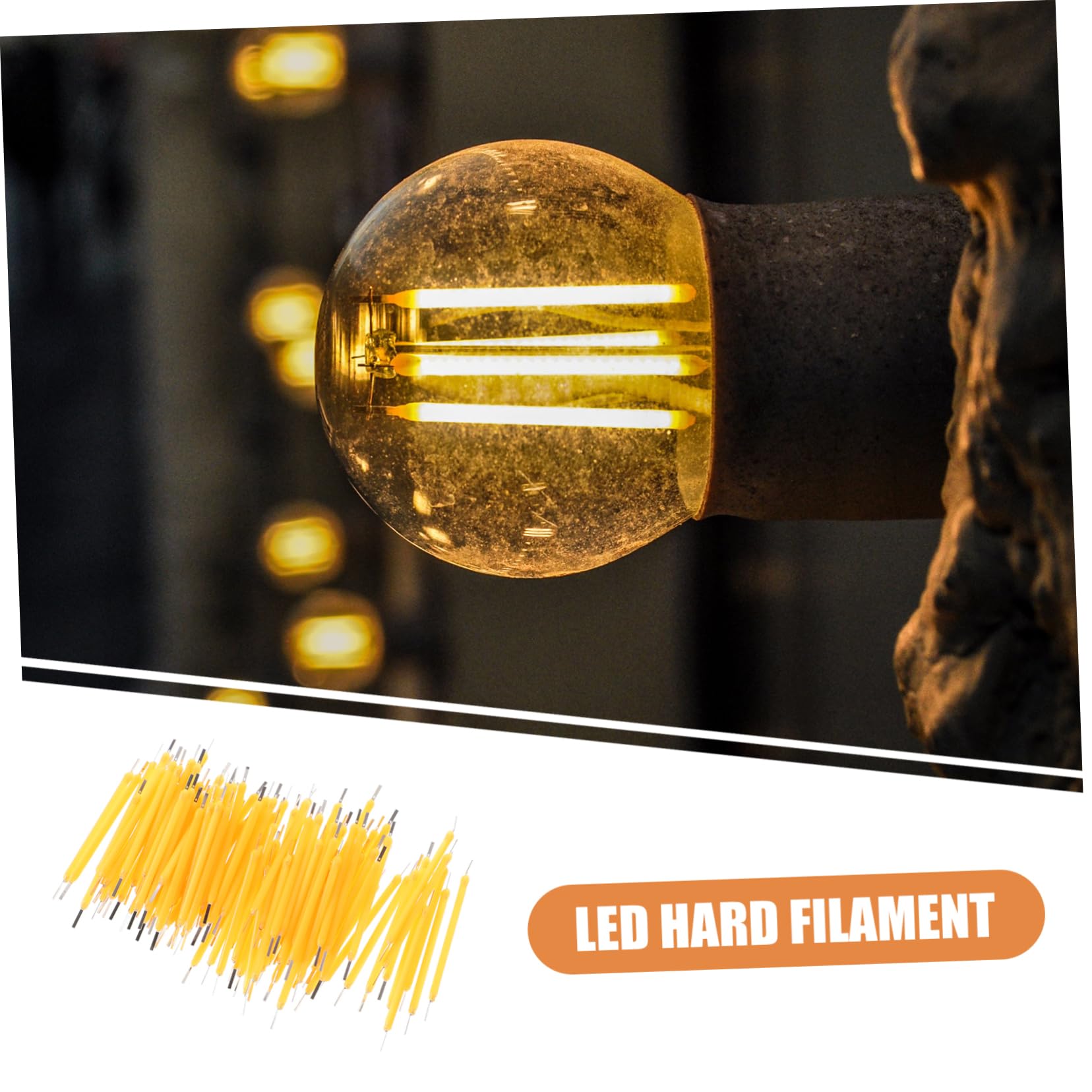 Gatuida 5 Sätze Led Lampenfäden Warmweiß Ersatzteile Für Led Beleuchtung Diy Lösung Für Beleuchtung Und Dekoration 100 Stück * 5