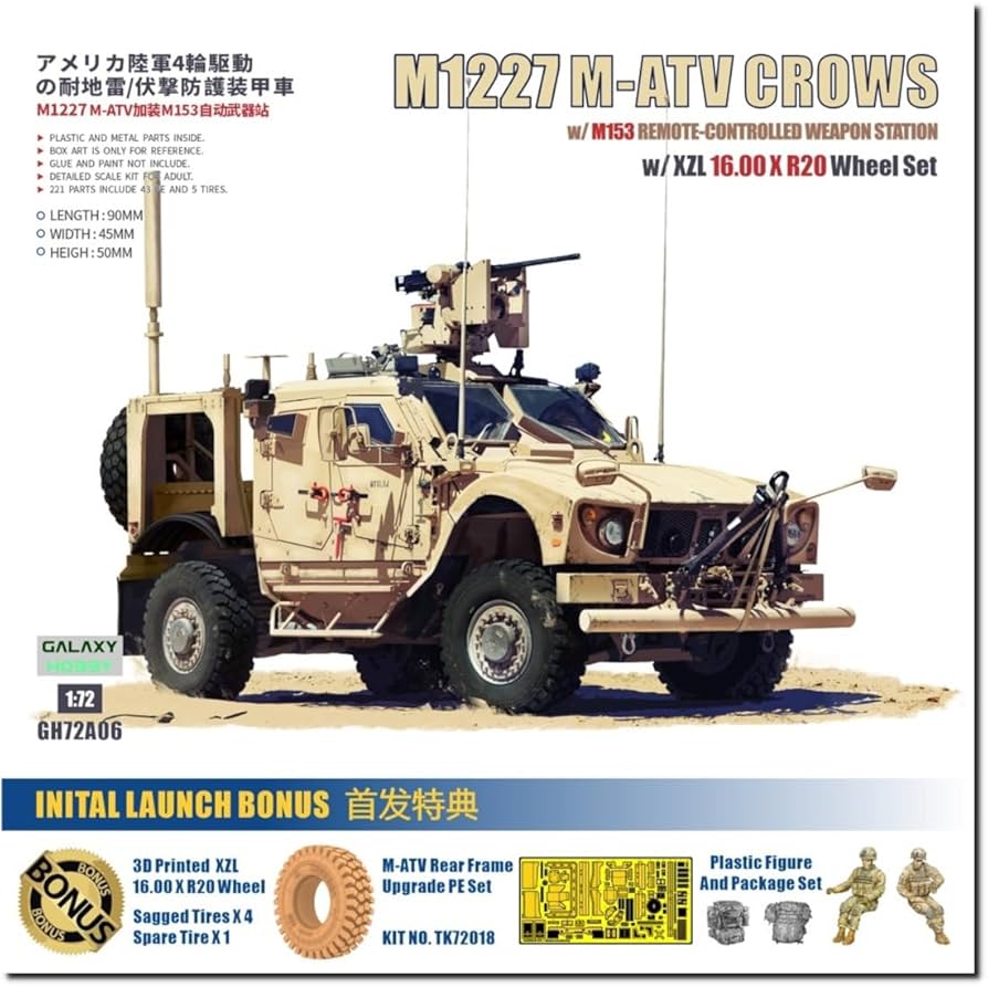 Amazon | ギャラクシーホビー 1/72 アメリカ M1277 (M-ATV) MRAP