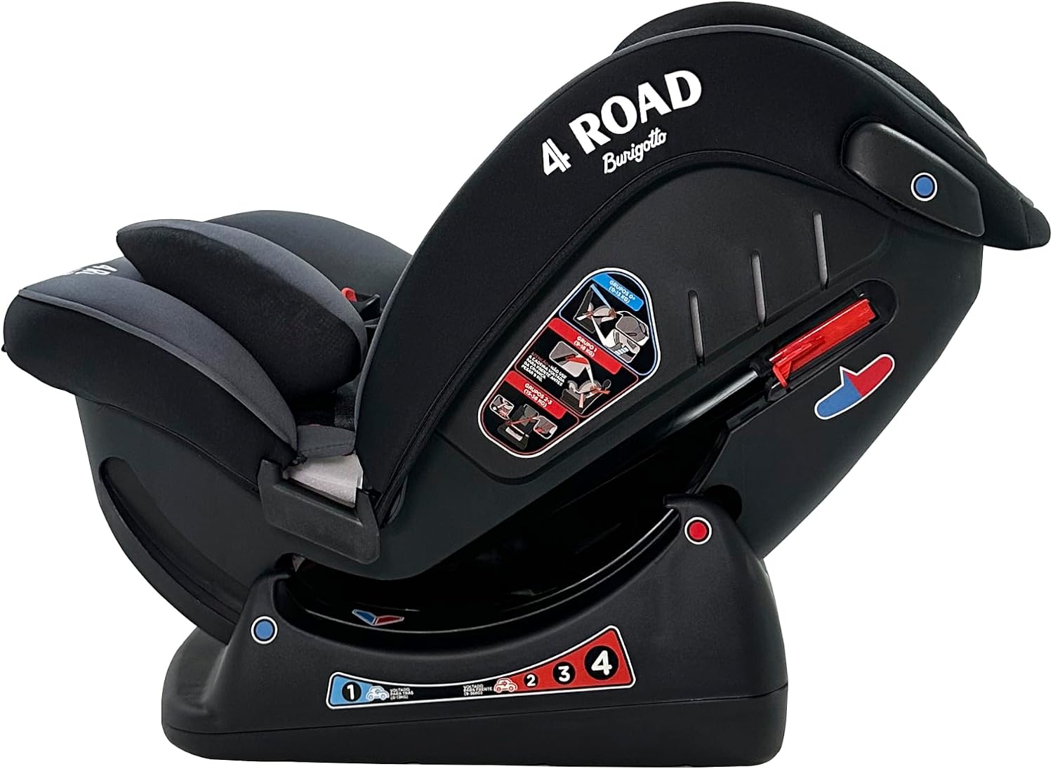 Burigotto Cadeira Para Auto 4Road Gray Black