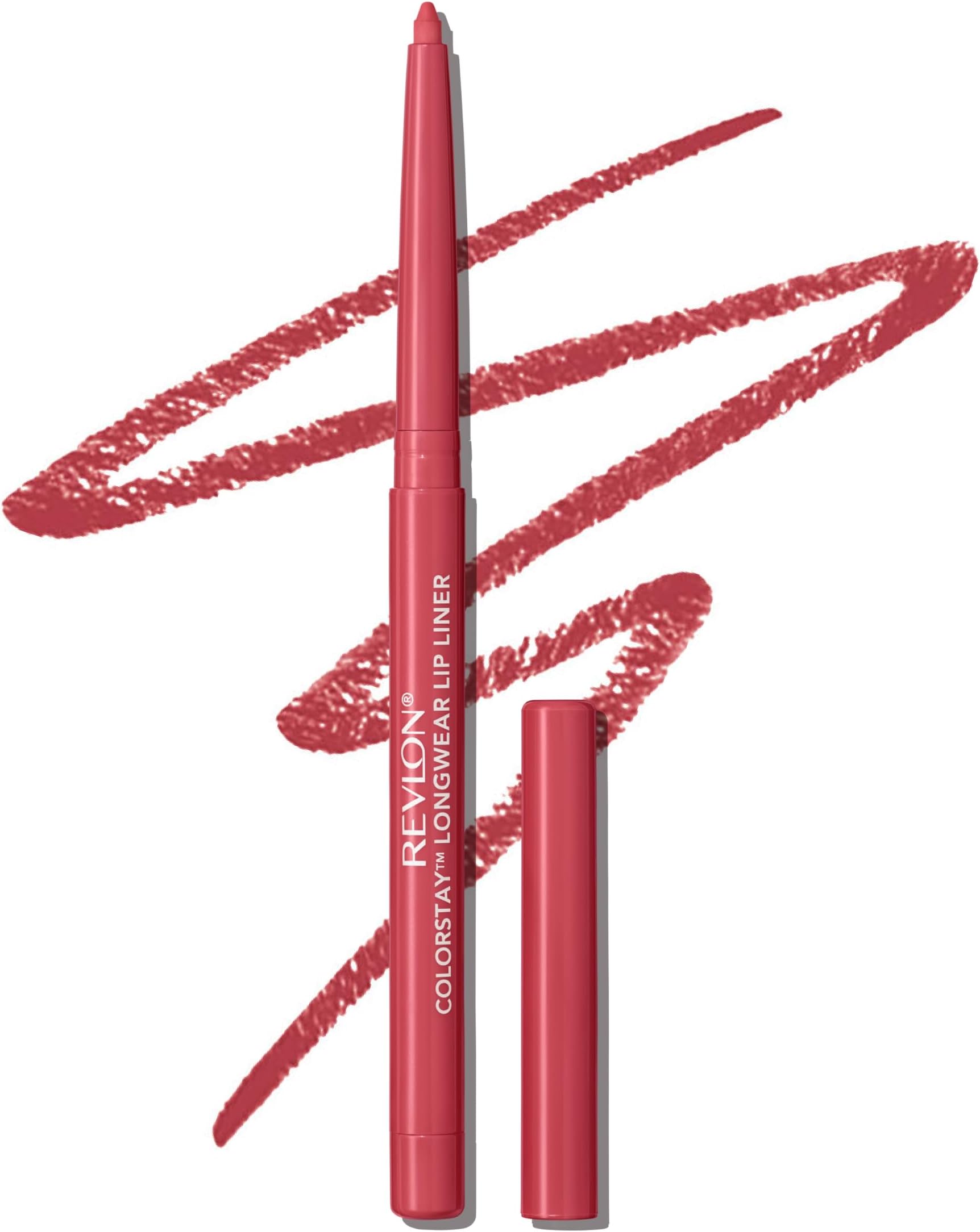Colorstay Lip Liner Makeup with Built-in-Sharpener, Longwear Rich Colors, Smooth Application, 650 Pink, 0.01 oz