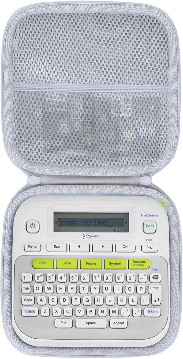Lebakort Storage Case Compatible with Brother P-Touch PTD220 / PTD210 Home Office Everyday Easy-to-Use Label Maker