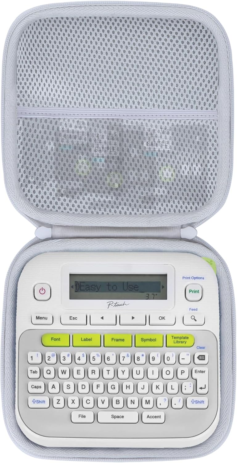 Storage Case Compatible with Brother P-Touch PTD220 / PTD210 Home Office Everyday Easy-to-Use Label Maker