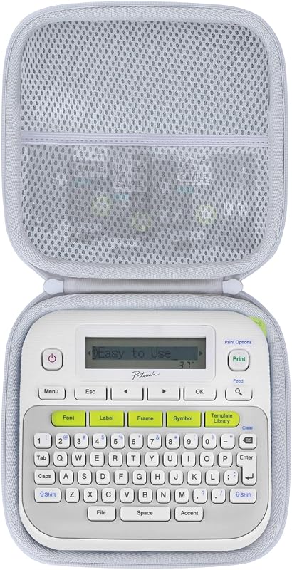 Lebakort Storage Case Compatible with Brother P-Touch PTD220 / PTD210 Home Office Everyday Easy-to-Use Label Maker