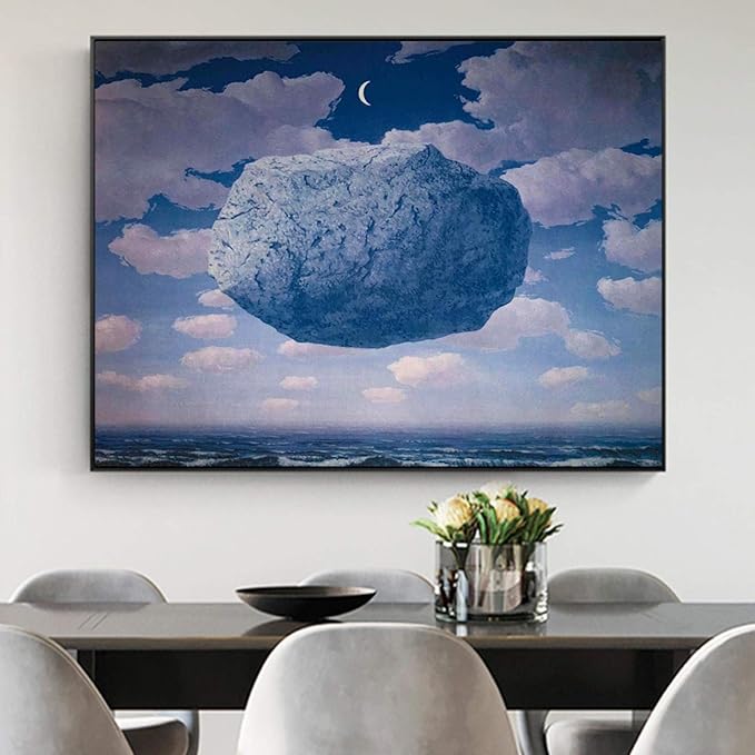 壁のアートポスターに空のキャンバスの絵画のアテナエウムとリビングルームの装飾のためのシュールレアリスムの写真を印刷60x90cm 23 6 X35 4 フレームなし Lhgwxm6cqr インテリア Escuelainfantilvillaviciosa Com