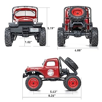 FMS RCクローラー1/24スケールFCX24パワーワゴン ラジコン RTR 1/24 Scale RC Power Wagon RTR | FMS Quality Adventure