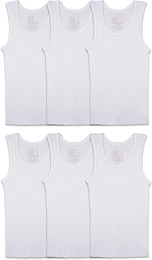 Fruit of the Loom Little Boys' A-Shirt (Pack of 5)