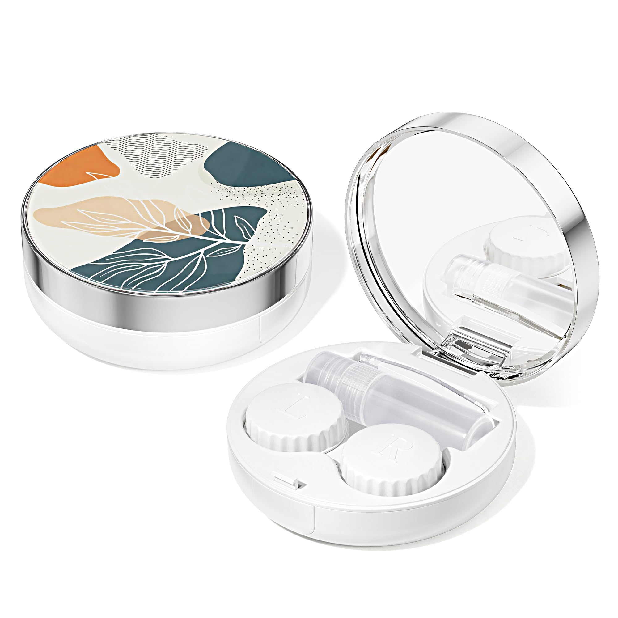 Lishae Contact Lens Case/Contact Case, Travel Contact Lens Case Cute Contact Case and Solution Perfect for Daily Travel Outdoor