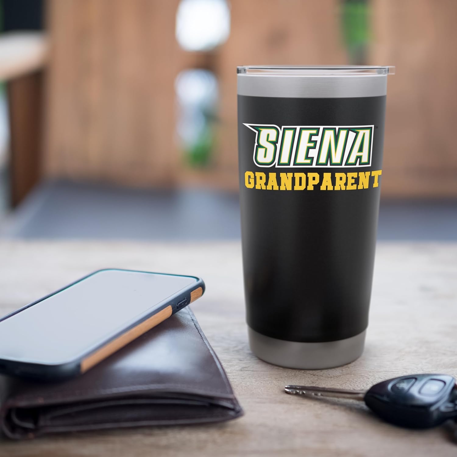 Siena College Grandparent Saints Pride Graphic Stainless Steel Insulated Tumbler