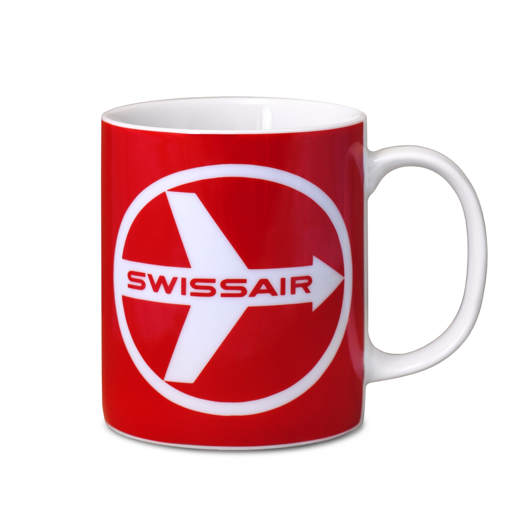 Logoshirt Multicolor Logoshirt® Airline I Fly There By Swissair I Porcelain Mug - Coffee Mug I Approx. 300 Ml I Multi-Coloured I Licensed Original Design