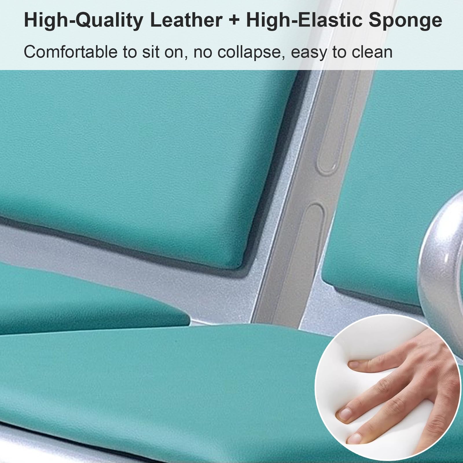 Sillas de sala de espera para recepción y vestíbulo, asiento cómodo con respaldos y reposabrazos para aeropuertos, hospitales, salones y oficinas