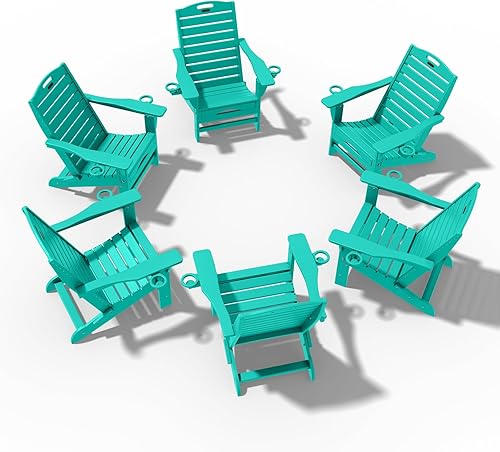 Vista 28 de Silla plegable Adirondack con otomana retráctil, resistente a la intemperie, silla de patio con 2 portavasos, silla de jardín al aire libre (negro)