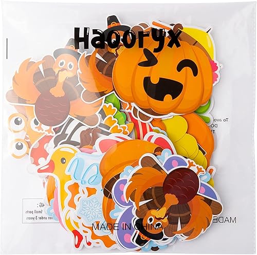 Miniatura 8 de Haooryx Juego de tableros de anuncios para primavera, verano, otoño, invierno, para aula, 120 piezas, decoración de temporada, recortes de papel,